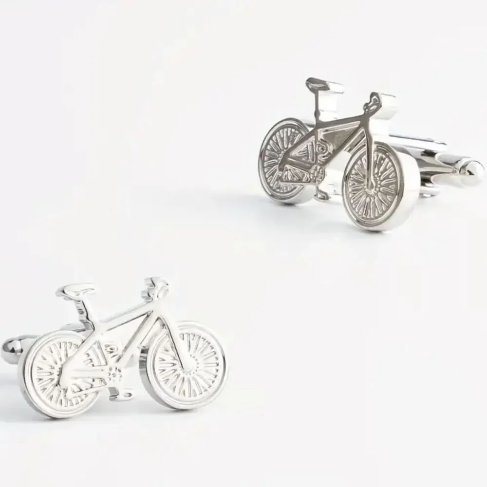 New Mountain Bike Cufflinks Gift Box Presentation Case